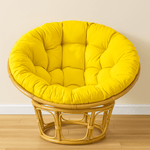 Round Hanging Swing Chair Seat Pad – Thick Soft Cushion For Indoor And Outdoor Use - Comfy Sofa Cover