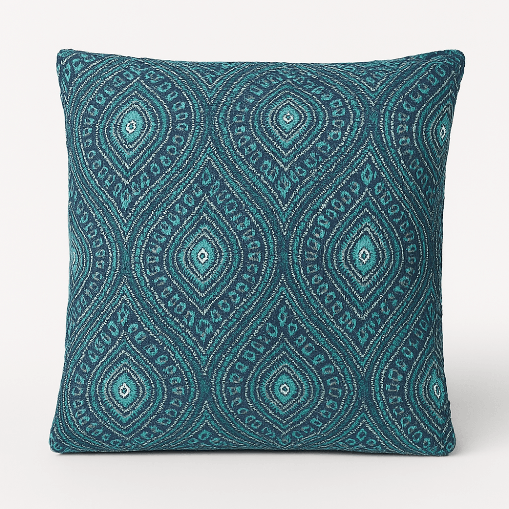 Outdoor Deep Seating Cushion Set with Foam Core – Medallion Motif - Comfy Sofa Cover
