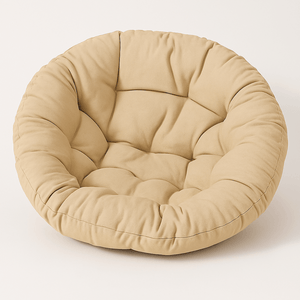 Round Hanging Swing Chair Seat Pad – Thick Soft Cushion For Indoor And Outdoor Use - Comfy Sofa Cover