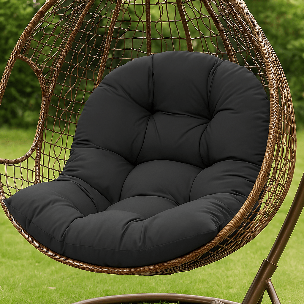Outdoor Swing Chair Cushion – Cotton Hanging Seat Mattress for Hammock or Single Chair - Comfy Sofa Cover